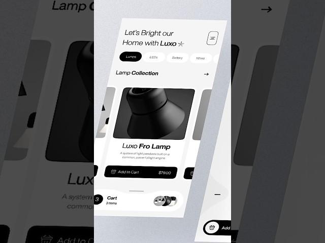 Lets design an experience for a Lamp E-commerce company 