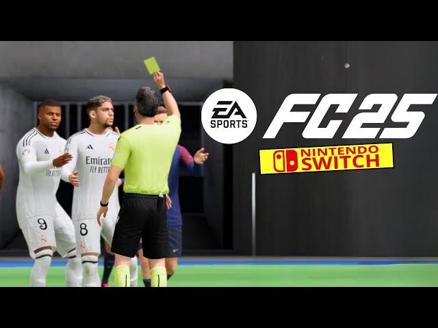 EA FC 25 Nintendo Switch Gameplay Barcelona vs Real Madrid Champions League Final #eapartner