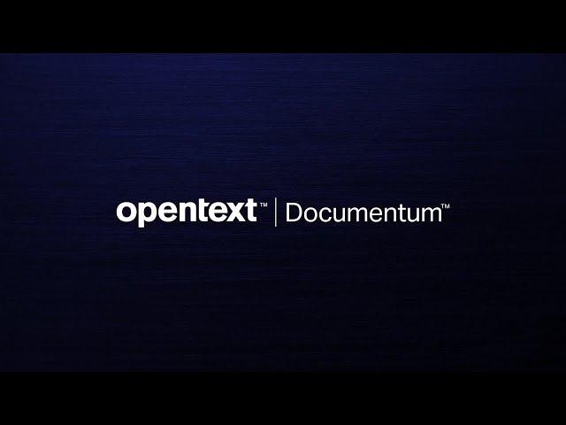 OpenText Documentum overview