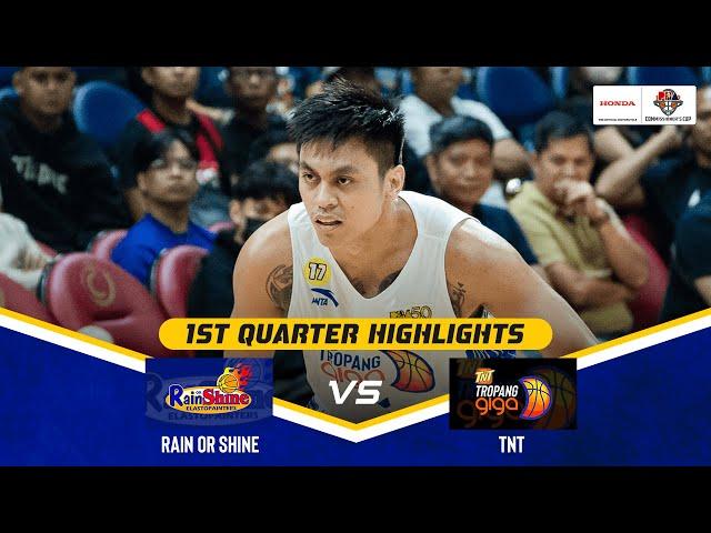 RAIN OR SHINE vs. TNT SEMIS G4 | 1ST QUARTER HIGHLIGHTS | PBA SEASON 49 COMMISSIONER’S CUP