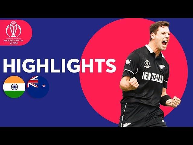 India Stunned By Boult & Henry | India vs New Zealand - Highlights | ICC Cricket World Cup 2019