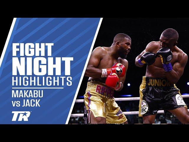 Badou Jack Drops Makabu Twice, Finishes Him in Round 12 Becomes Three-Division Champion | HIGHLIGHTS