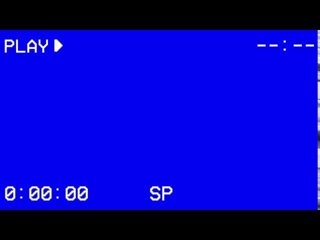 VHS Blue Screen Intro (4K)