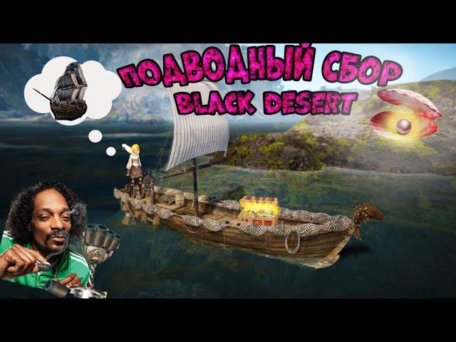 Подводный ФАРМ БДО. Сбор омаров и жемчужин в БДО.ЖЕМЧУГ || КЛЕЙ Black Desert Online