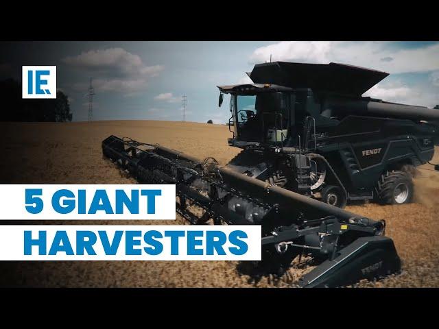 Top 5 Biggest and Powerful Combine Harvesters in the World