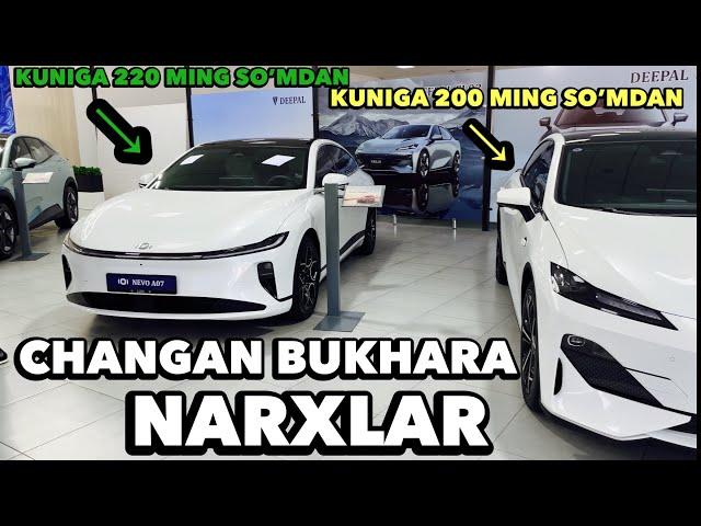 CHANGAN BUKHARA Авто Салонидаги НАРХЛАРИ 2024 Changan Deepal s7 va boshqa Гибрид Машиналар НАРХЛАРИ