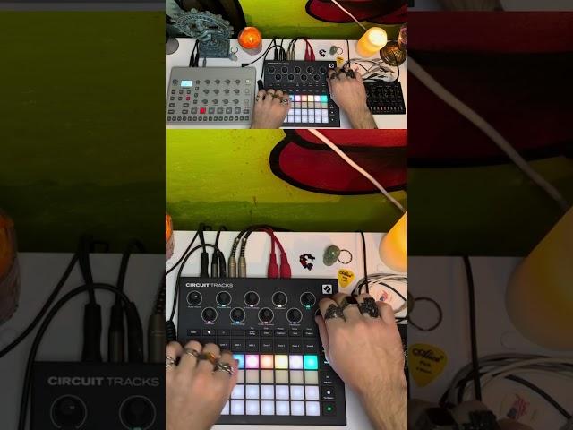 Novation Circuit Tracks Roland S-1 Elektron Model Cycles Techno 2 #livetechno #livemusic