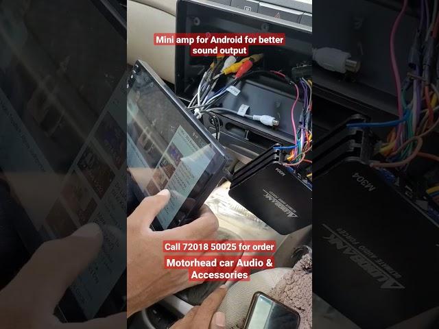 Mini amplifier for android player #shorts #shortsvideo #youtube #subscribe #dailyvlog #daily #music