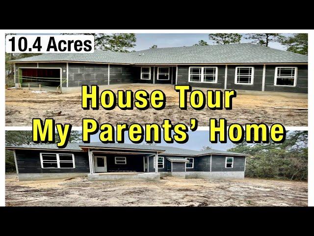 Full Home Tour | Custom House Build In Florida | 10 Acres Raw Land