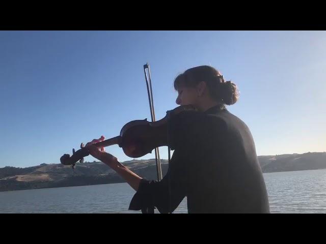 Canon in D. Surprise guest... my husband! :  Violinist On The Water | Annabelle Marie