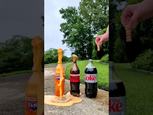 Popular Coke Sodas Vs Mentos 67 #satisfying #experiment #asmr