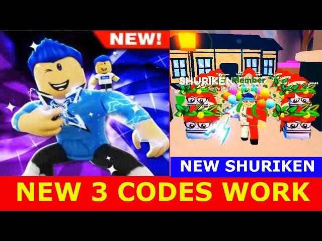 * NEW CODES SHURIKEN AND NEW CODES BOOST *  [ROBLEROM'S SHURIKEN] SHURIKEN TAPPING ROBLOX