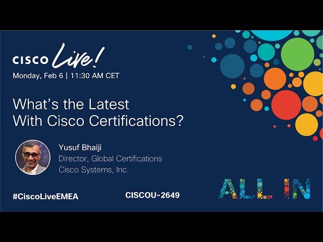 What’s the Latest With Cisco Certifications?