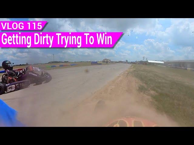 Gettin Dirty Going For The Win - Kart Vlog - Briggs LO206 Racing [Vlog 115]