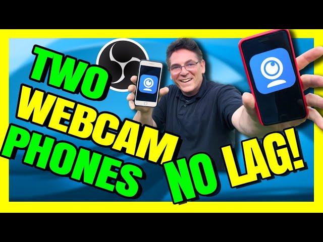 iVcam USB Tutorial - TWO PHONE WEBCAMS - Switch Them With Hotkeys in OBS Studio