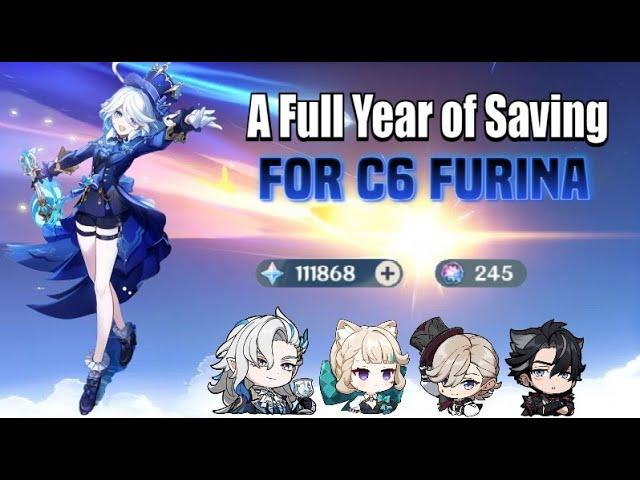 Wishing For C6 Furina After Saving For a Whole Year | Genshin Impact