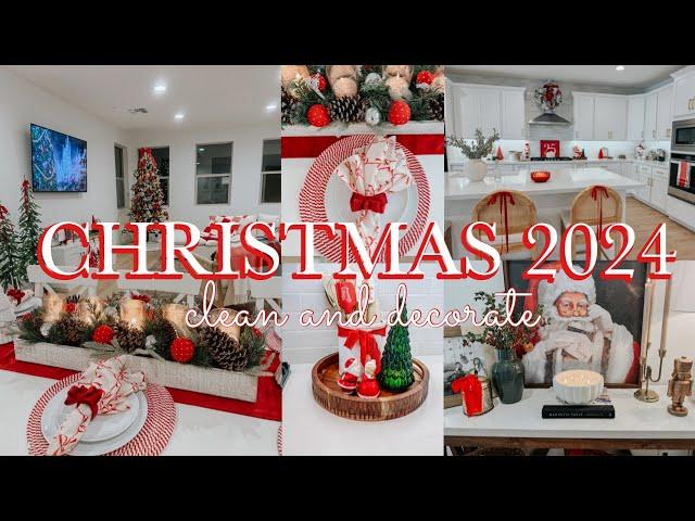  NEW ULTIMATE 2024 CHRISTMAS DECORATE WITH ME || CHRISTMAS DECORATIONS 2024 || CHRISTMAS DECOR