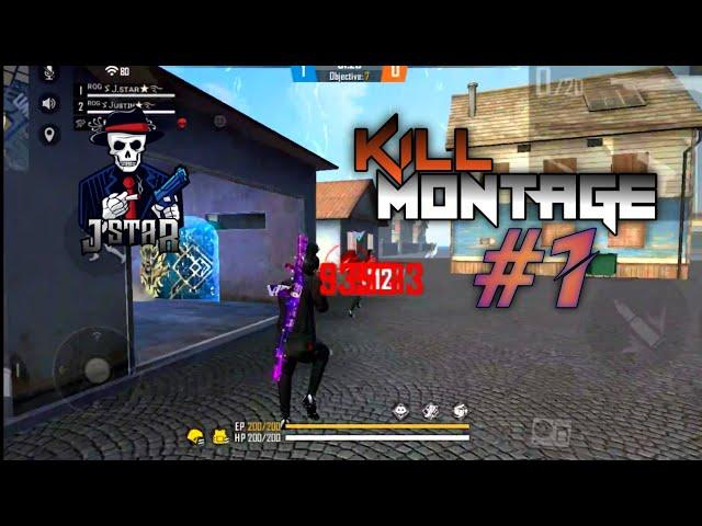 FREE FIRE MONTAGE #1 || J STAR GAMING