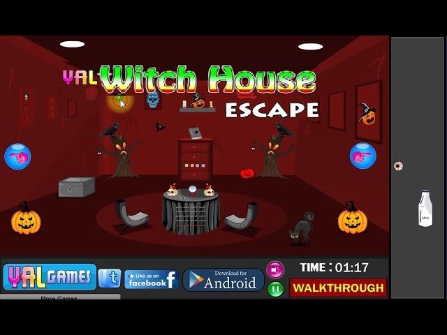 Yal Witch House escape walkthrough.