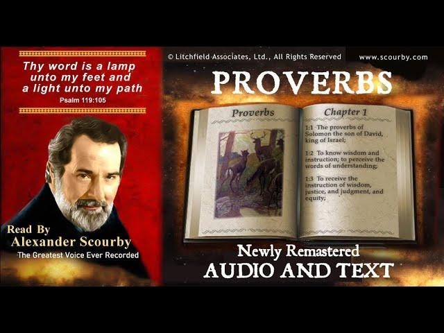 20 | Book of Proverbs | Read by Alexander Scourby | AUDIO & TEXT | FREE on YouTube | GOD IS LOVE!