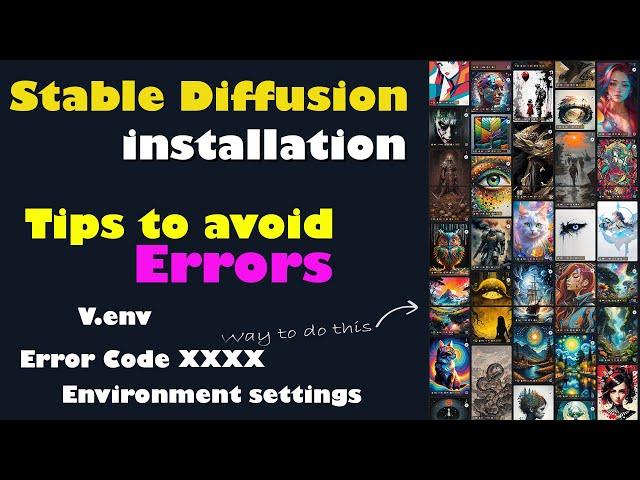 Stable Diffusion Automatic1111 WebUI full Setup installation | Avoid common installation errors !