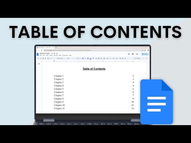 How To Create Table of Contents in Google Docs