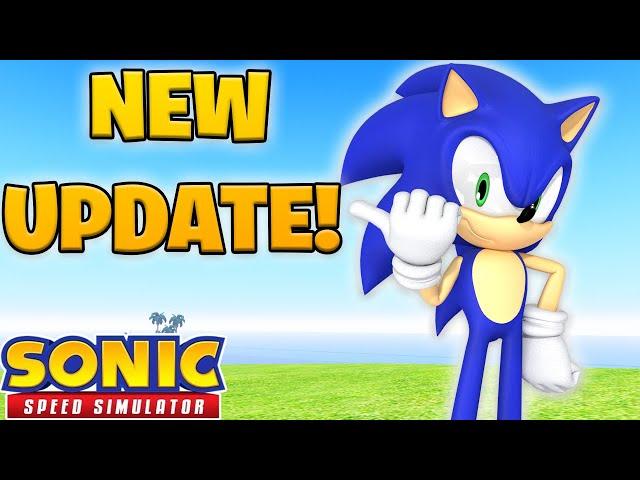 What's The New Update??? LIVE Sonic Speed Simulator Update!