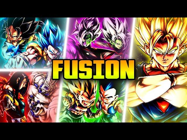 Using EVERY Form of Fusion In Dragon Ball LEGENDS PvP