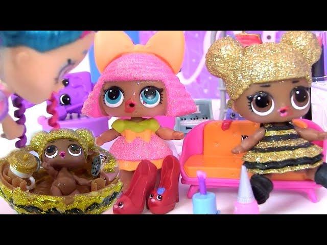 Куклы Лол Сюрприз! Игрушки из Плей До и Ванна своими руками -  Lol мультик! Shopkins Видео для детей