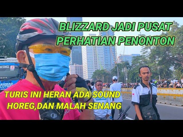 Turis ini heran dengan sound horeg & malah seneng foto² BLIZZARD artis jakarte