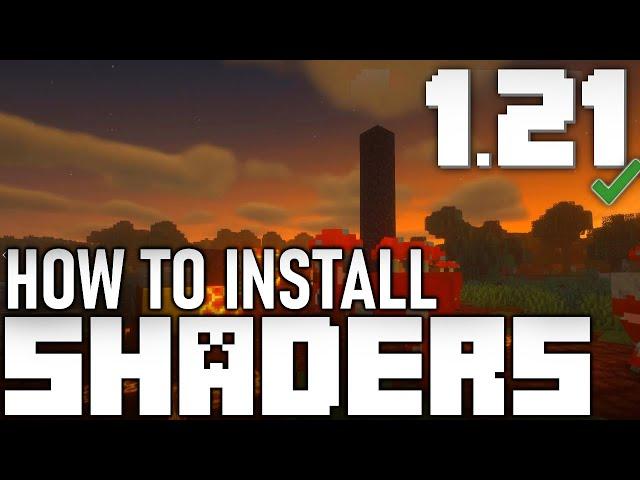 How To Install SHADERS 1.21/1.21.4/1.21.3 with Iris Shaders Mod 1.21/1.21.4 in Minecraft