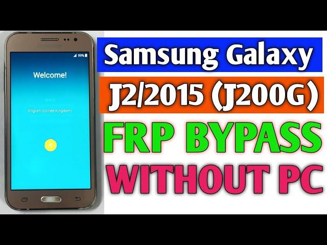 Samsung J2 2015 (J200G) frp bypass without pc 2023 Google account remove ||@TadrishinfoTech||