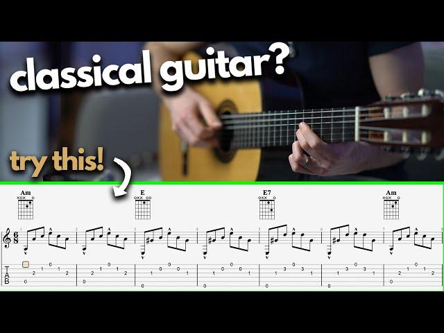 Simple Yet Beautiful Classical Guitar Piece for Beginners