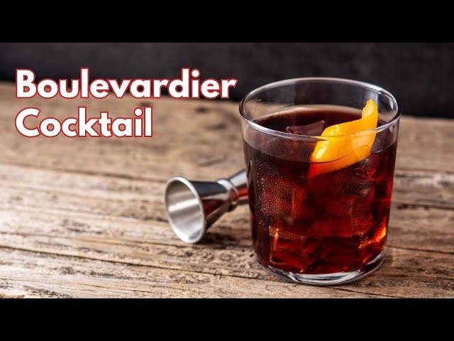 Boulevardier Cocktail Recipe | A Bourbon Twist on the Classic Negroni