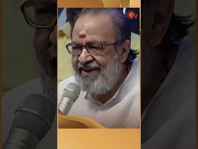 Vaali's Hilarious Speech!  #suntv #throwback #vaali #msv #shorts