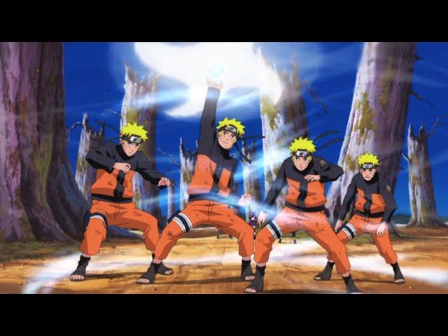 Naruto Uses Rasenshuriken for First Time