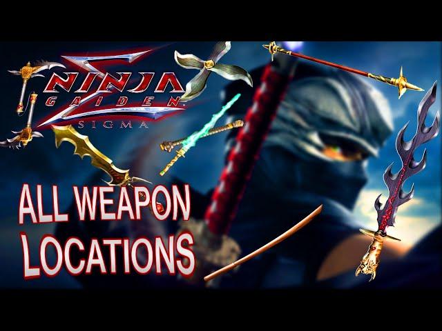 How to get all Weapons! - 【 NINJA GAIDEN SIGMA 】MASTERS COLLECTION