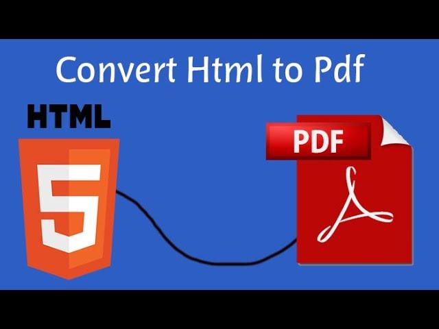 Easy way to convert HTML to PDF using Javascript - Code With Mark