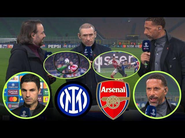 Inter Milan vs Arsenal 1-0 Post Match Analysis UCL | Arteta, Martin Keown, Rio Ferdinand Reactions