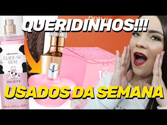 PERFUMES USADOS E QUERIDINHOS DA SEMANA!