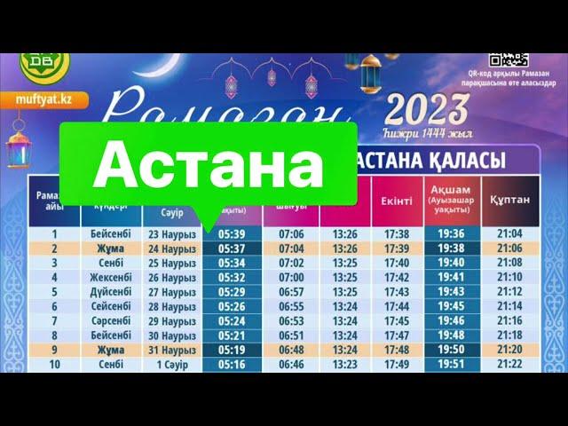 Ораза кестесі Астана 2023. Ораза кестеси 2023. Рамадан 2023