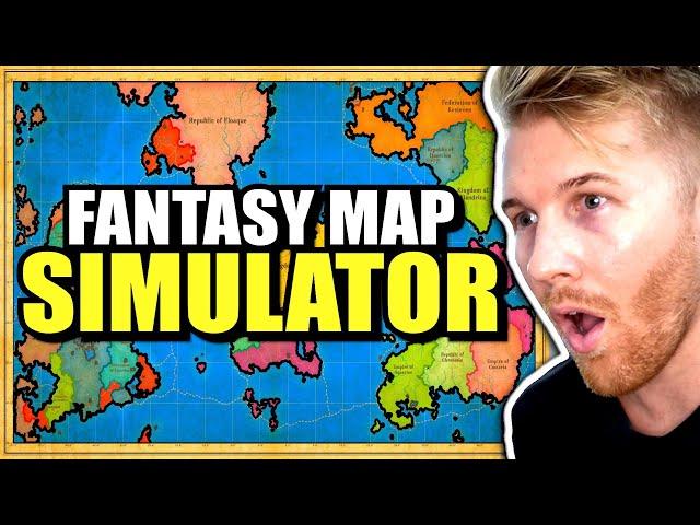 This World Simulation Game is INSANE... (Fantasy Map Simulator)