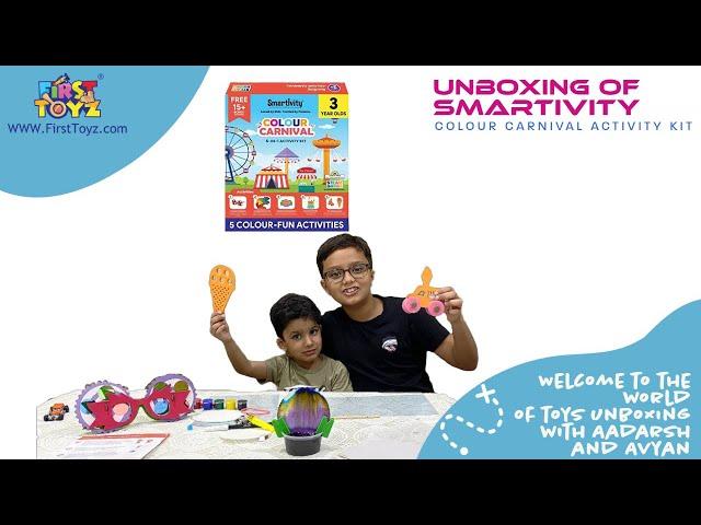 Unboxing of Smartivity Colour Carnival Activity Kit for Kids - FirstToyz.com