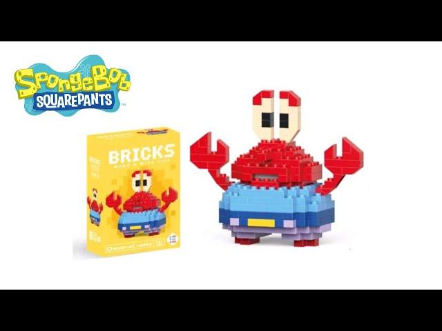 Speed Build Lego Bricks Spongebob Squarepants - Mr. Crab