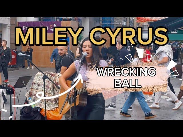 Girl with SHOCKING voice sings Miley Cyrus | Miley Cyrus - Wrecking Ball