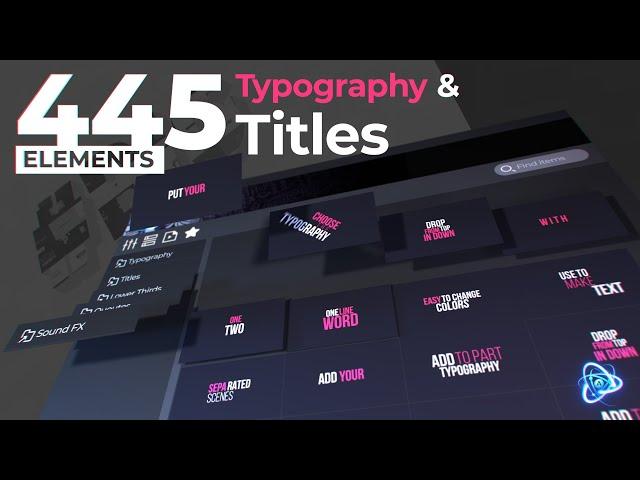 Premium Typography (AtomX Package)