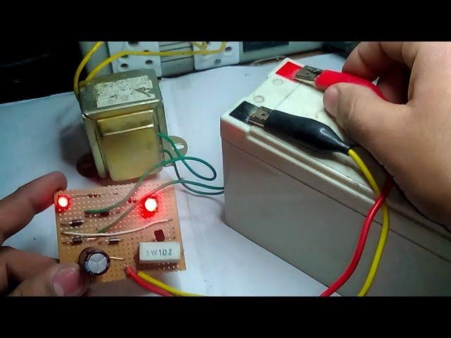 HOW TO MAKE 12V BATTERY CHARGER