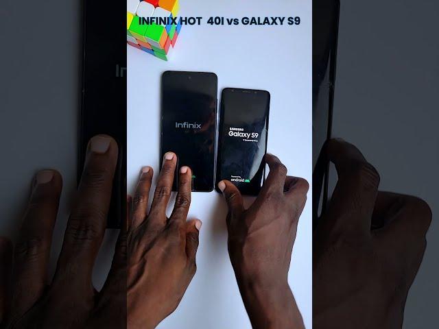 Samsung galaxy s9 vs Infinix hot 40i - Boot test!