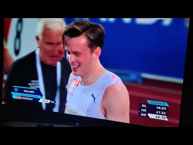 Carsten Borholm - 400m H WR Oslo 2021 Diamond Leage