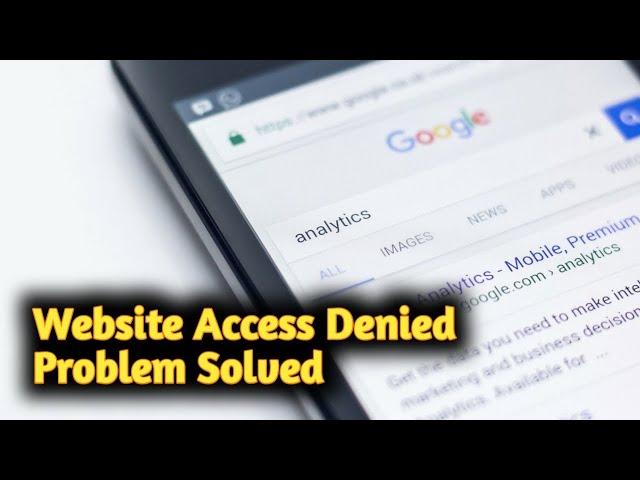 How to Fix Website You Don't Have Permission to Access This Server Problem Solved